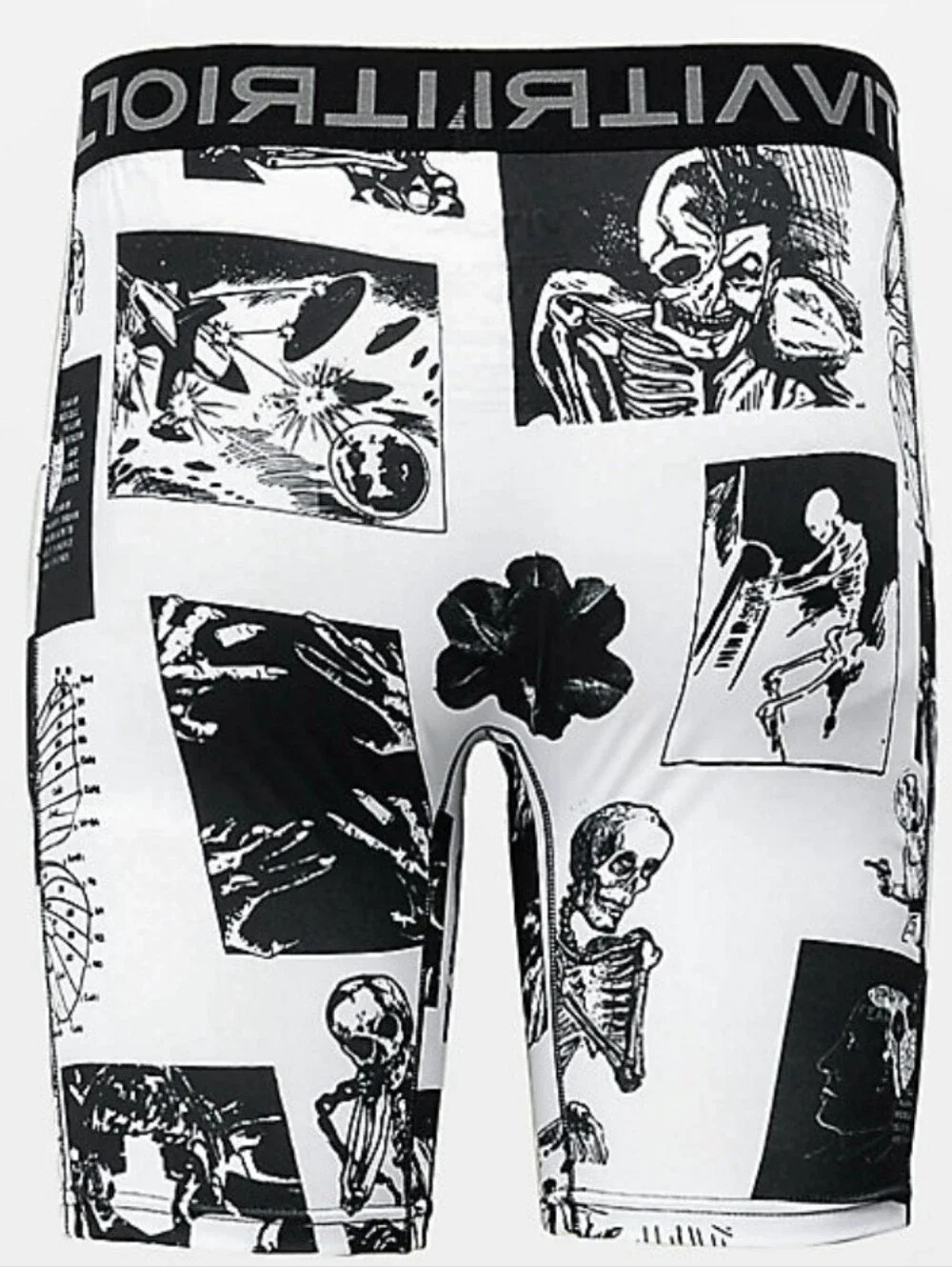 Vitriol Anime Black & White Boxer Briefs